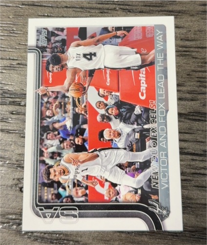 2025-26 Topps Flagship #300 Dejounte Murray and Devin Vassell — front