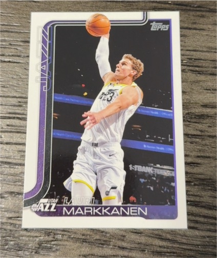 2025-26 Topps #129 Lauri Markkanen — front