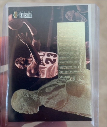 1995-96 Upper Deck The Jordan Collection #JC12 Michael Jordan The Scoring Records — front