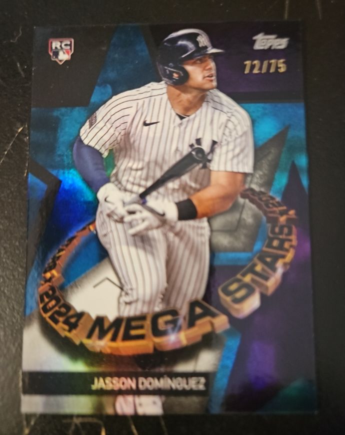 2024 Topps Series 2 #TMS2-7 Jasson Dominguez Mega Stars — front