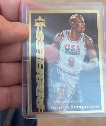 1992 Icon Sports Gold Profiles #15 Michael Jordan — front