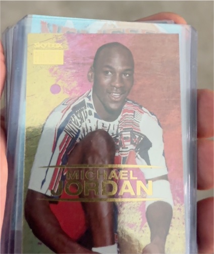 2021 Skybox Premium Metal Universe Champions #S-1 Michael Jordan — front