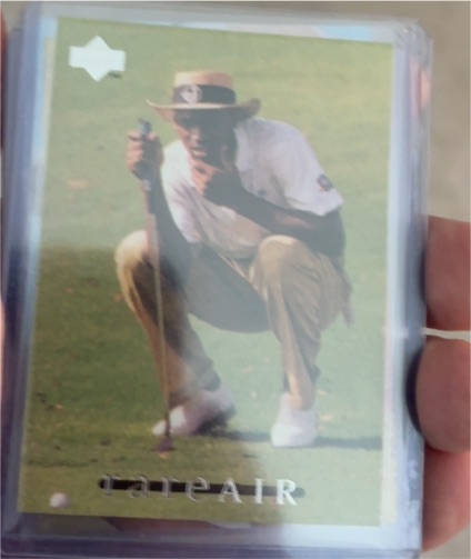2001 Upper Deck Golf Tiger's Tales Tiger Woods #30 — front