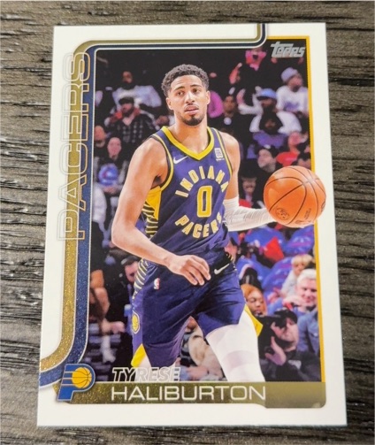 2025-26 Topps Basketball #47 Tyrese Haliburton — front