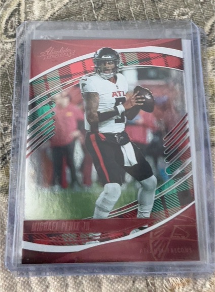 2025 Panini Absolute #Red and Green Michael Penix Jr. — front