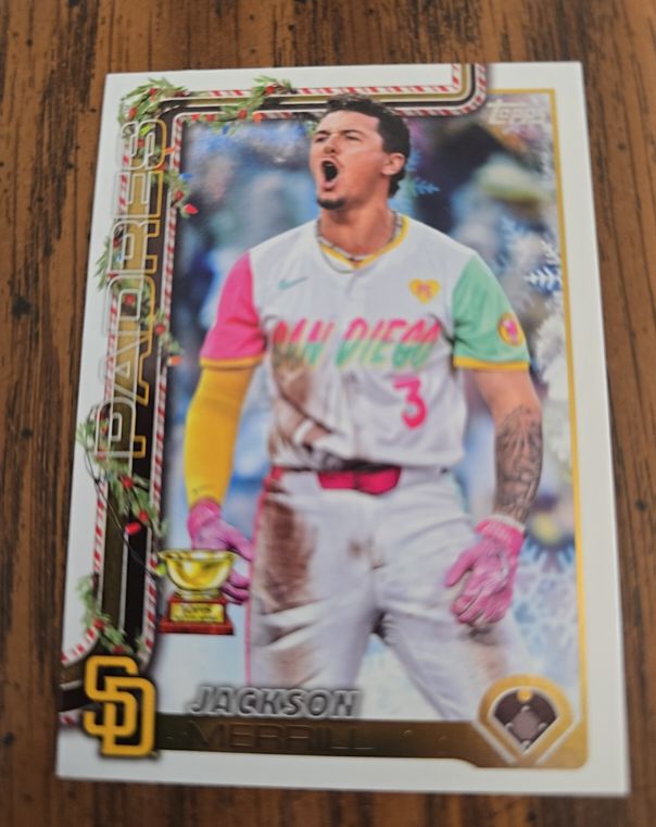 2025 Topps Holiday #H30 Jackson Merrill — front