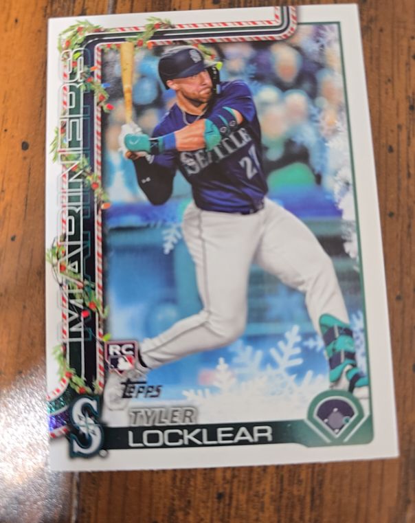 2025 Topps Holiday #H165 Tyler Locklear — front