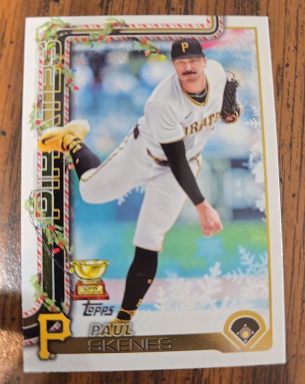 2025 Topps Holiday #H70 Paul Skenes — front