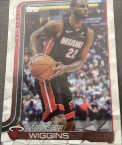 2025-26 Topps #77 Andrew Wiggins — front