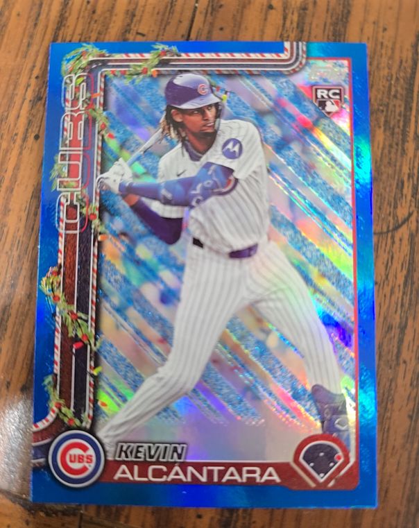 2025 Topps Holiday #H109 Kevin Alcantara — front