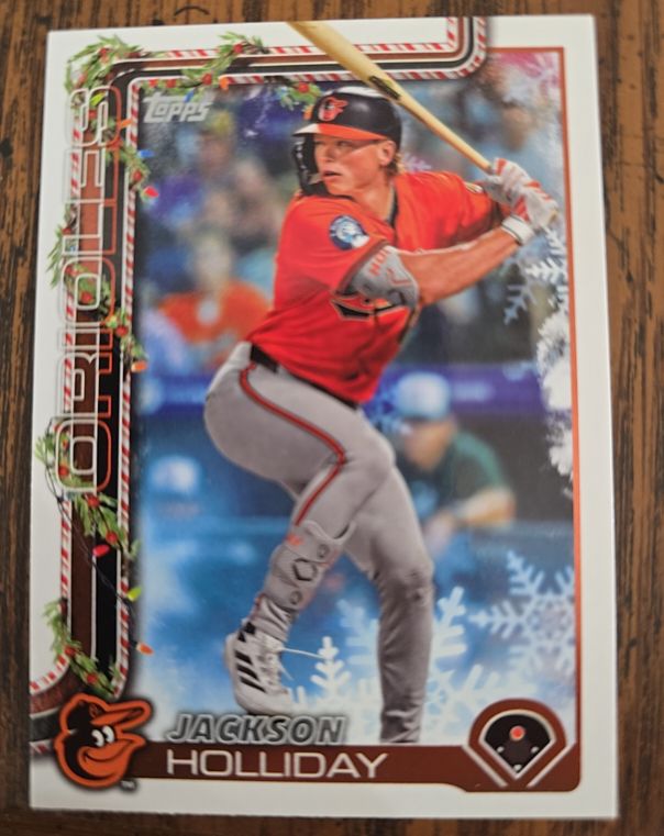 2025 Topps Holiday #H188 Jackson Holliday — front