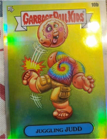 2024 Topps Chrome Garbage Pail Kids #10b Juggling Judd — front