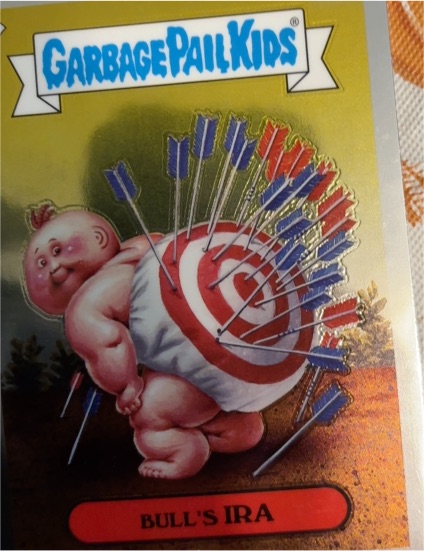 2024 Topps Chrome Garbage Pail Kids Series 7 #255b Bull's Ira — front