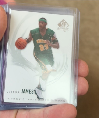 2010 Upper Deck SP Authentic #23 LeBron James — front