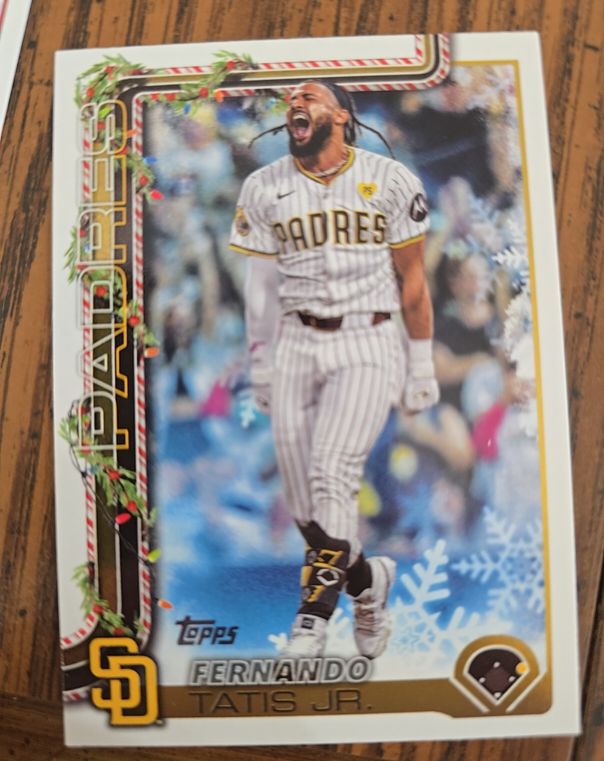 2025 Topps Holiday #H170 Fernando Tatis Jr. — front