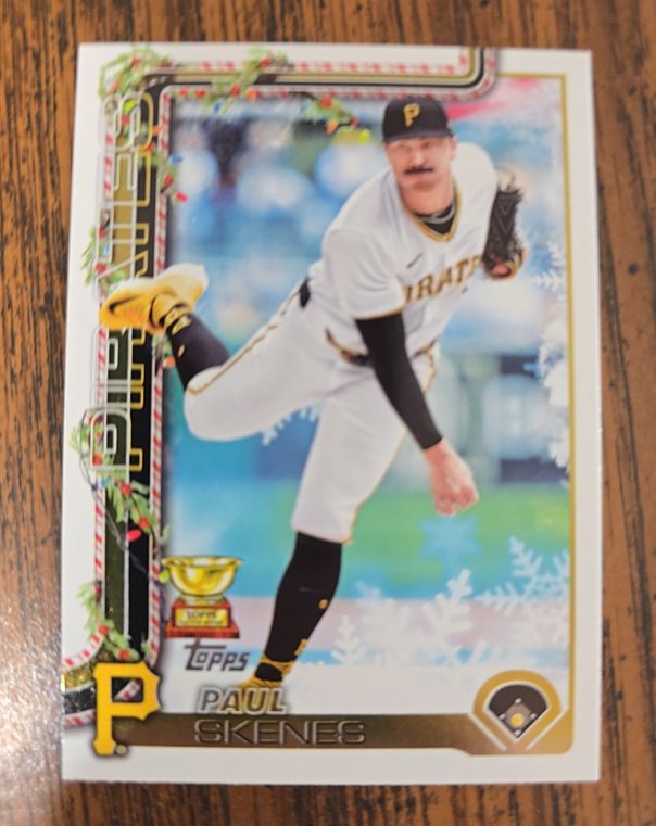 2025 Topps Holiday #H70 Paul Skenes — front