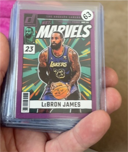 2024-25 Panini Donruss Net Marvels #13 LeBron James — front