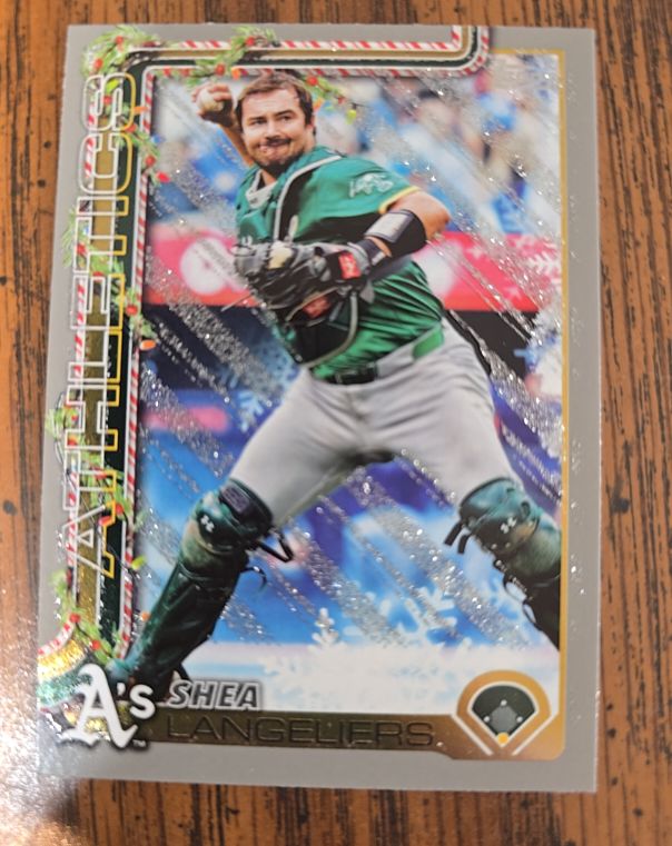 2025 Topps Holiday #H102 Shea Langeliers — front