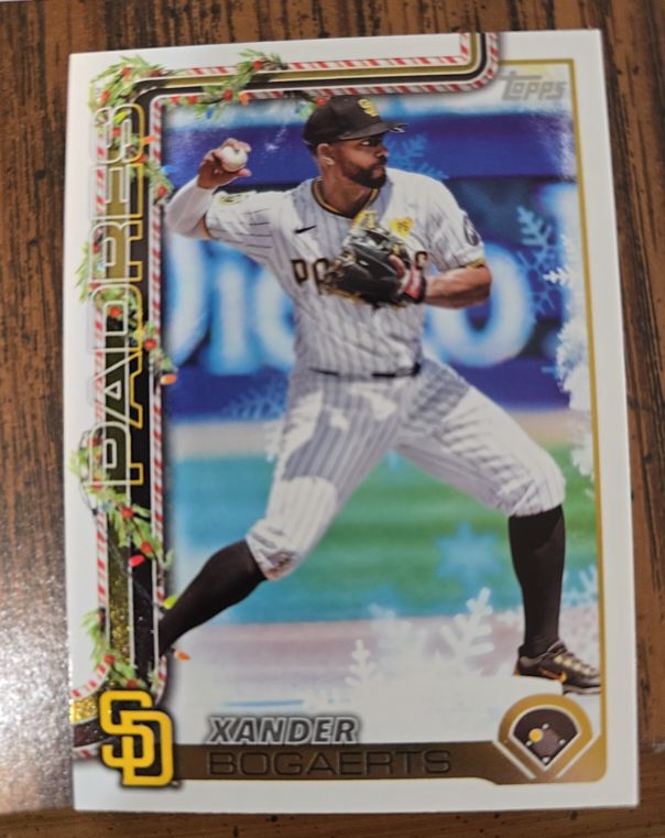 2025 Topps Holiday #H65 Xander Bogaerts — front