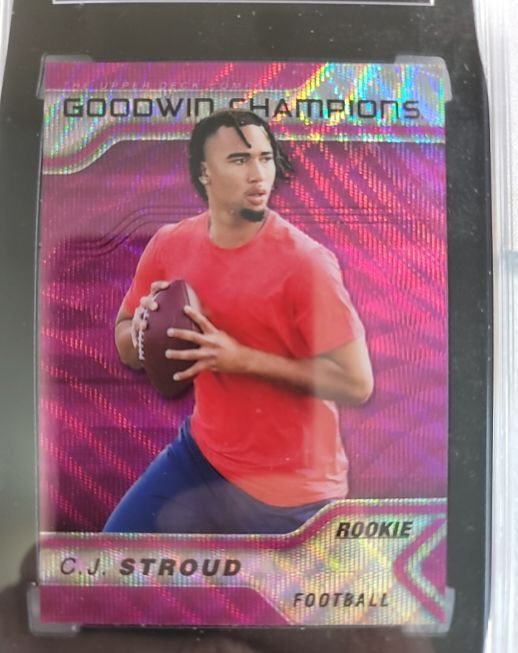 2023 Upper Deck Goodwin Champions #P29 C.J. Stroud Pink Wave Rookie — front