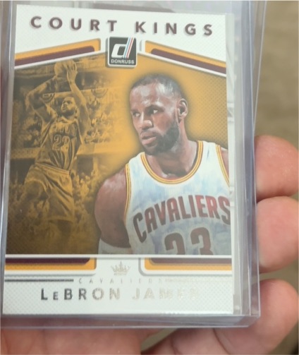 2017-18 Donruss Court Kings #5 LeBron James — front