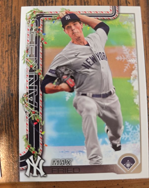 2025 Topps Holiday #H119 Max Fried — front