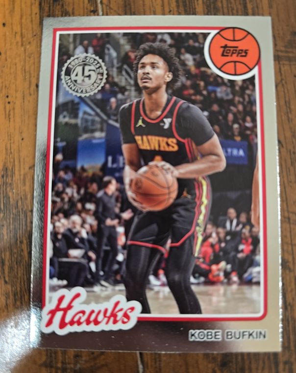 2025-26 Topps 45th Anniversary #80BK-30 Kobe Bufkin — front
