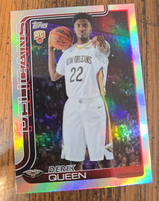 2025-26 Topps #213 Derik Queen — front