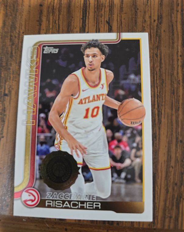 2025-26 Topps #62 Zaccharie Risacher — front