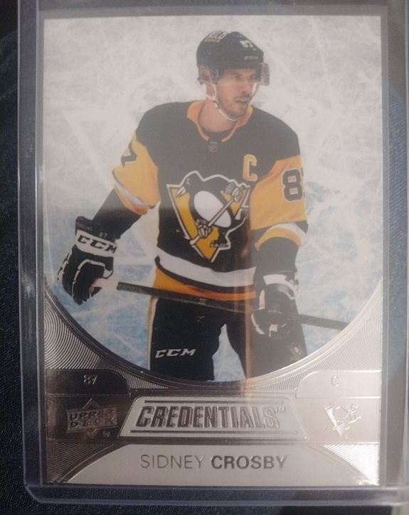 2021-22 Upper Deck Credentials #2 Sidney Crosby — front