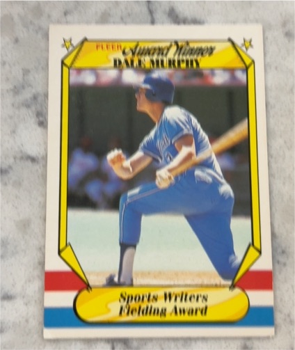 1987 Fleer Award Winners #26 Dale Murphy — front