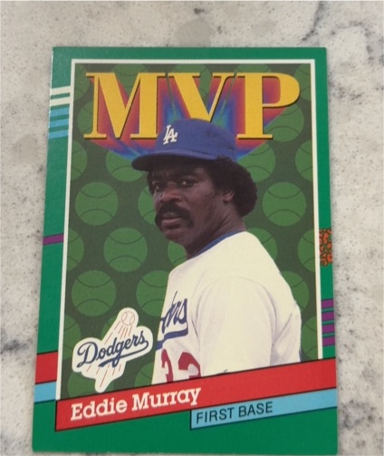 1991 Donruss #405 Eddie Murray MVP — front