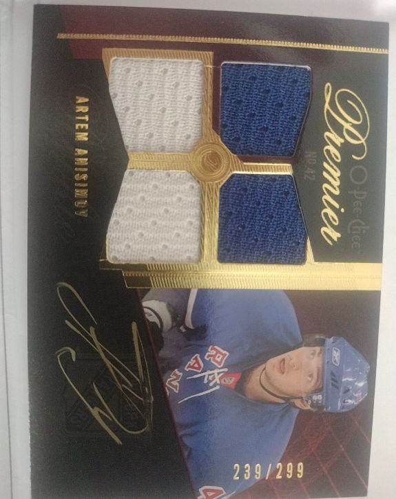 2009-10 O-Pee-Chee Premier #91 Artem Anisimov — front