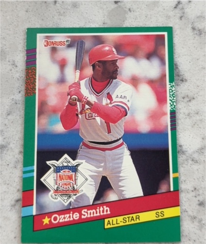 1991 Donruss #437 Ozzie Smith — front