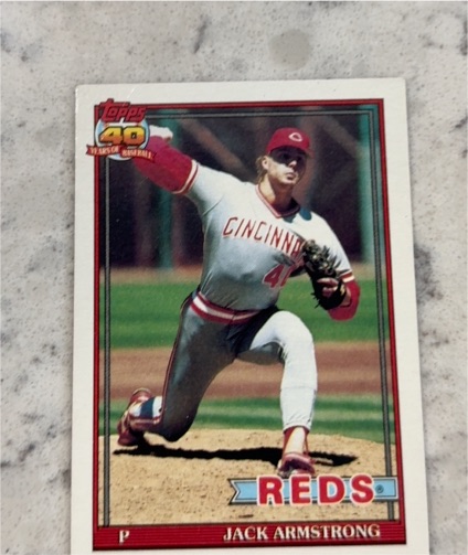 1991 Topps #175 Jack Armstrong — front