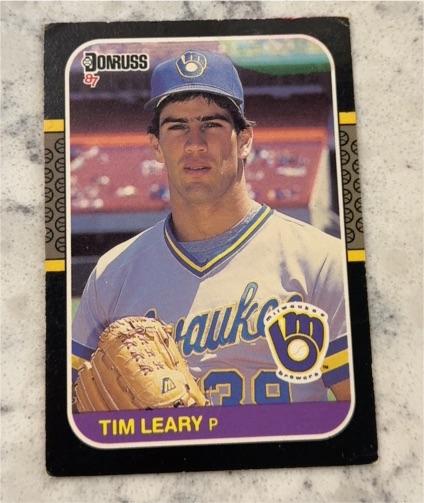 1987 Donruss #232 Tim Leary — front