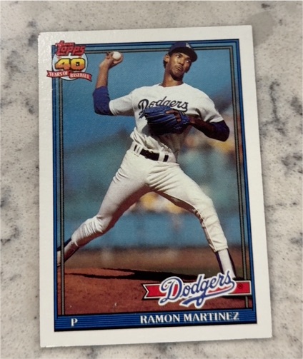 1991 Topps #340 Ramon Martinez — front