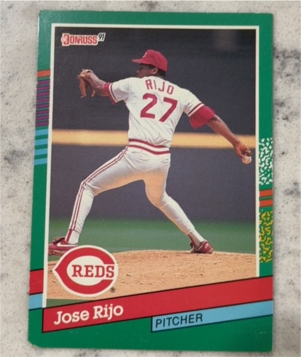1991 Donruss #722 Jose Rijo — front