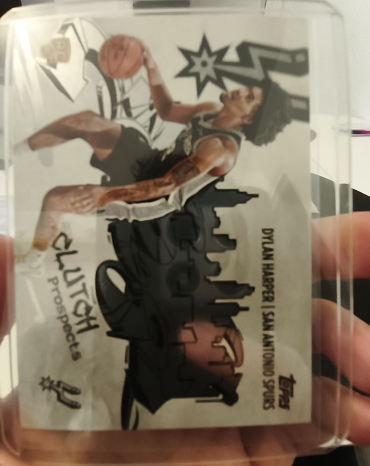 2025-26 Topps Basketball #CC-2 Dylan Harper Clutch Prospects Rookie RC Spurs — front