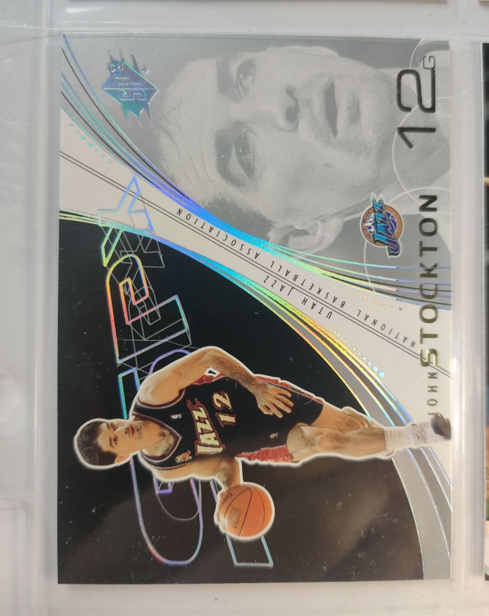 2002-03 Upper Deck SPx #86 John Stockton — front