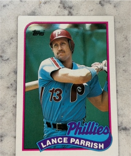 1989 Topps #470 Lance Parrish — front