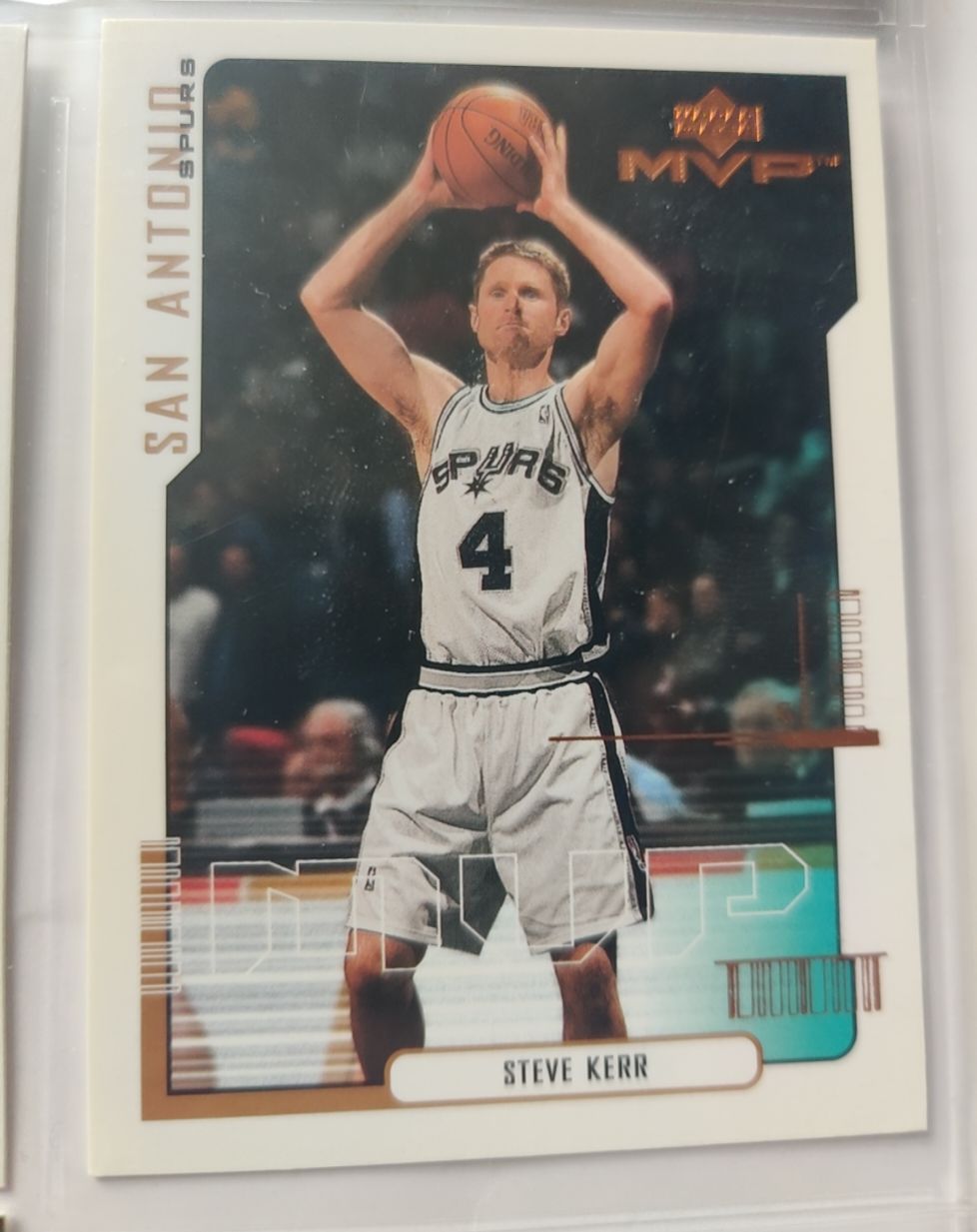 2000-01 Upper Deck MVP #158 Steve Kerr — front