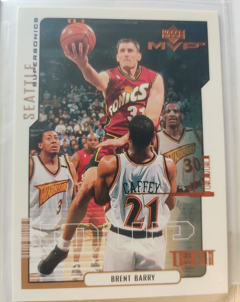 2000-01 Upper Deck MVP #161 Brent Barry — front