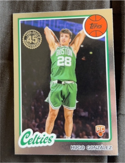 2025-26 Topps Basketball #80BK-100 Hugo Gonzalez — front