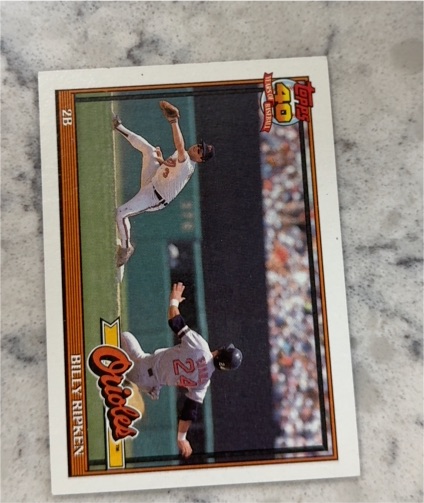 1991 Topps #677 Billy Ripken — front