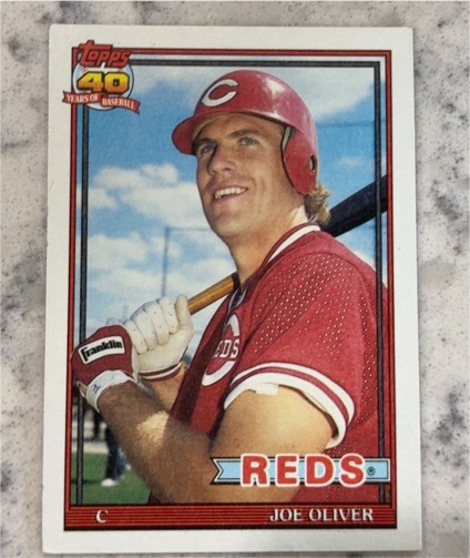 1991 Topps #517 Joe Oliver — front