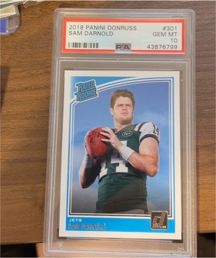 2018 Panini Donruss #301 Sam Darnold — front