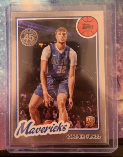 2025-26 Topps Basketball #80BK-51 Cooper Flagg 1980-81 RC Dallas Mavericks — front