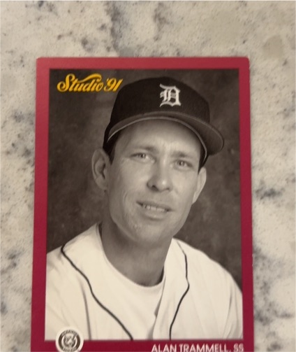 1991 Leaf Studio #59 Alan Trammell — front