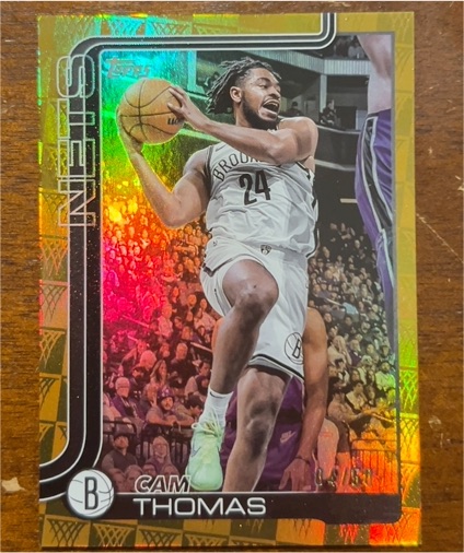 2025-26 Topps #11 Cam Thomas — front